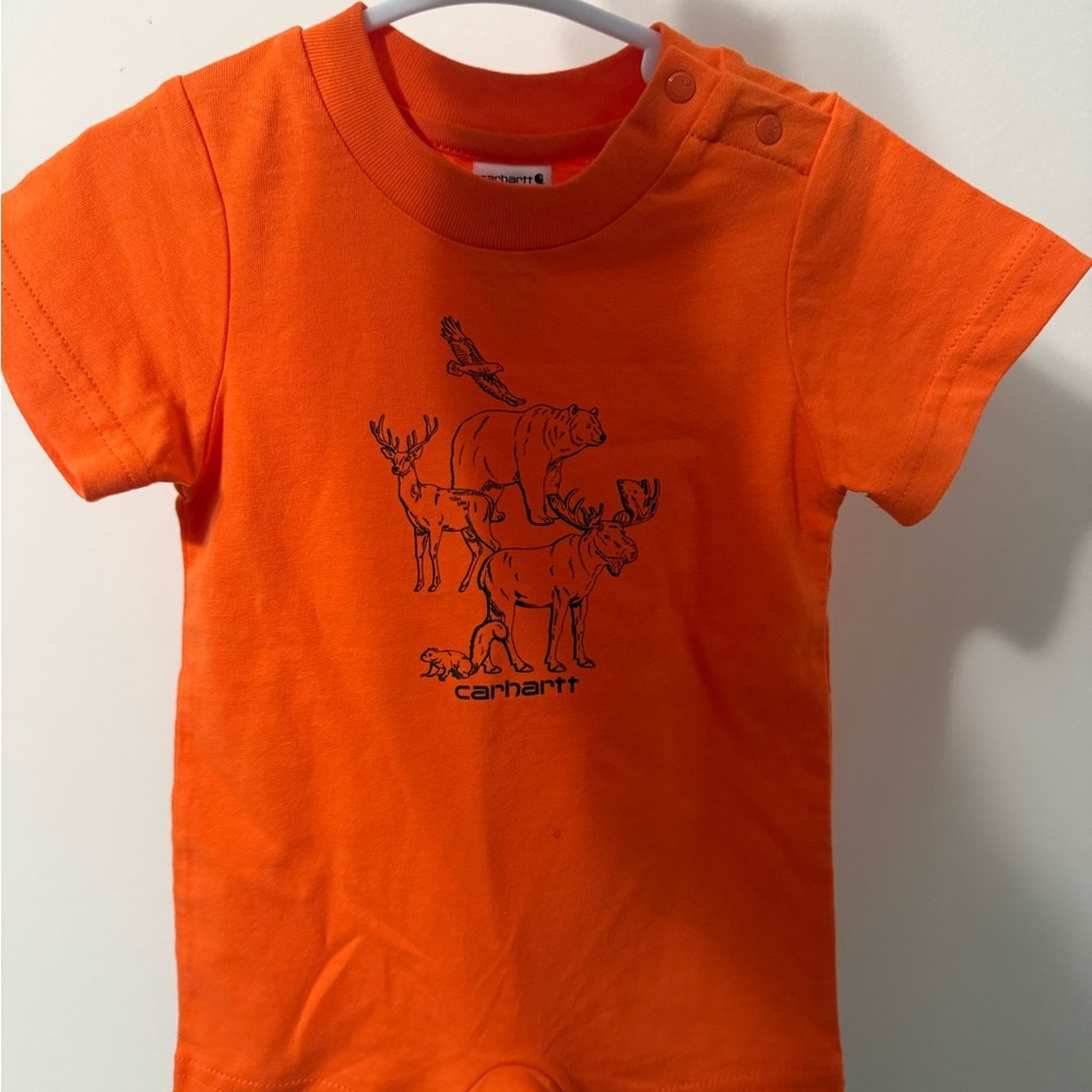 Carhartt Kids Orange Wildlife Tee
